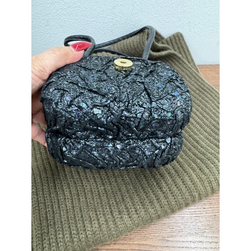 Timmy Woods Beverly Hills intricately texture bag Collection Vintage *pu2000thr - Picture 9 of 9